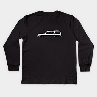 Lincoln Navigator (1998) Silhouette Kids Long Sleeve T-Shirt